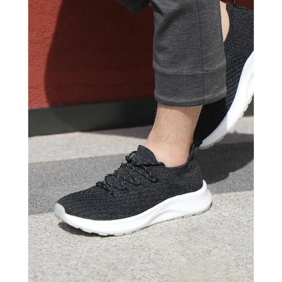 Mens Running Shoes Walking Sneakers Sports Fashion Casual Black Mesh Footwear - Picture 4 of 7